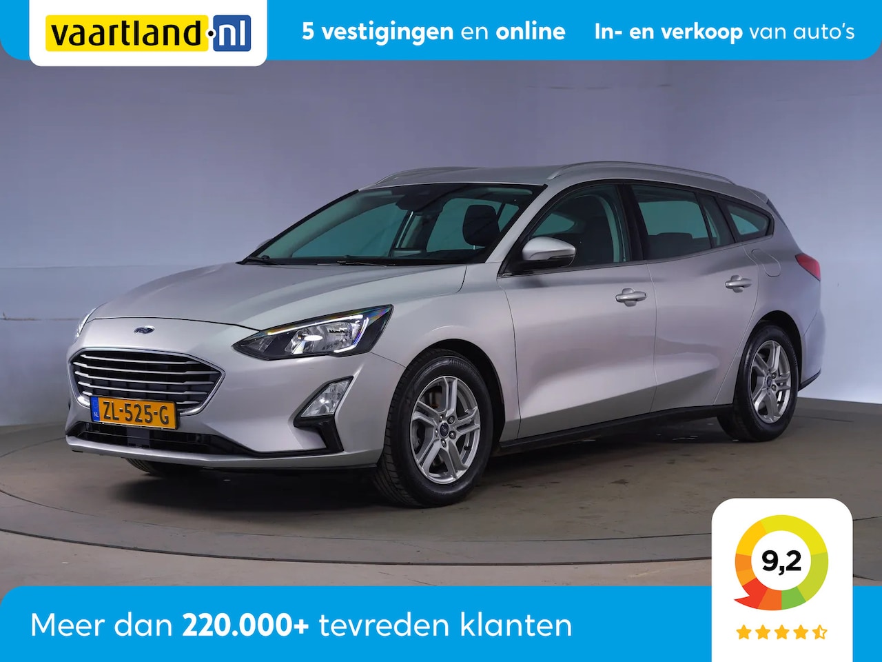 Ford Focus Wagon - 1.0 EcoBoost Trend Editiion busienss [ Nav Parkeersensoren Trekhaak ] - AutoWereld.nl