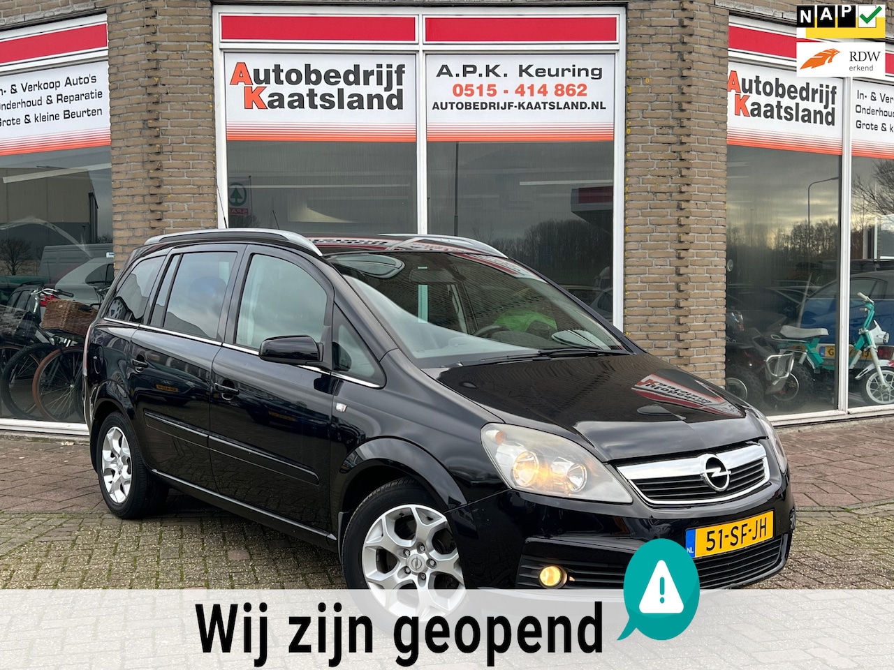 Opel Zafira - 2.2 Cosmo Automaat - 7 Persoons - Trekhaak - Clima - Cruise - AutoWereld.nl