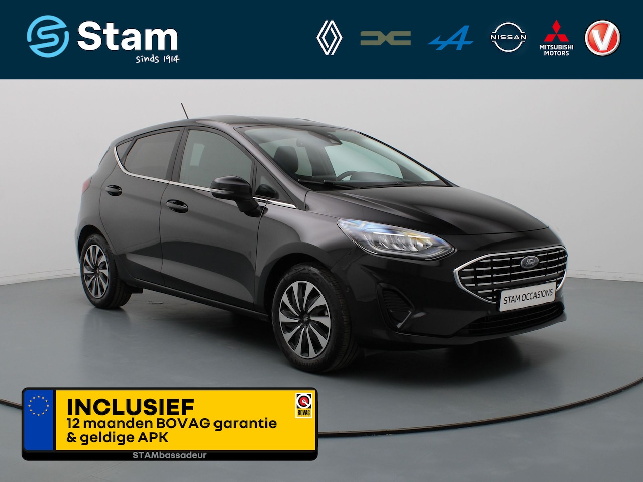 Ford Fiesta - 125pk EcoBoost Hybrid Titanium X Camera | Climate | Navi | Parksens. | Stoel-/stuur-/voorr - AutoWereld.nl