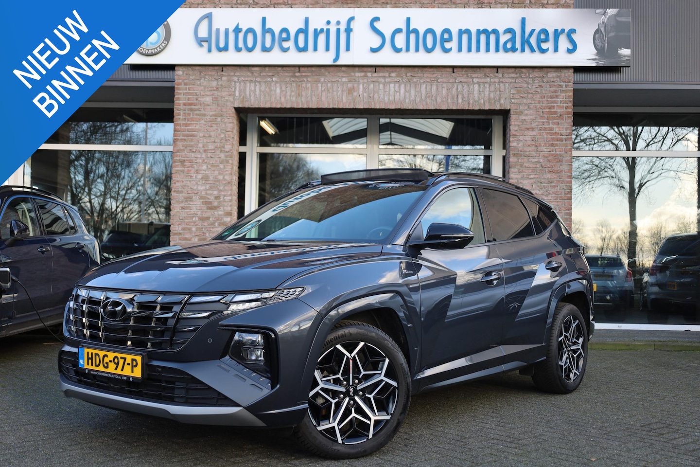 Hyundai Tucson - 1.6 T-GDI HEV N Line Sky N-LINE PANO ALCANTARA/LEDER 4xSTOELVERW. 19"LMV 4xPDC CAMERA NAVI - AutoWereld.nl