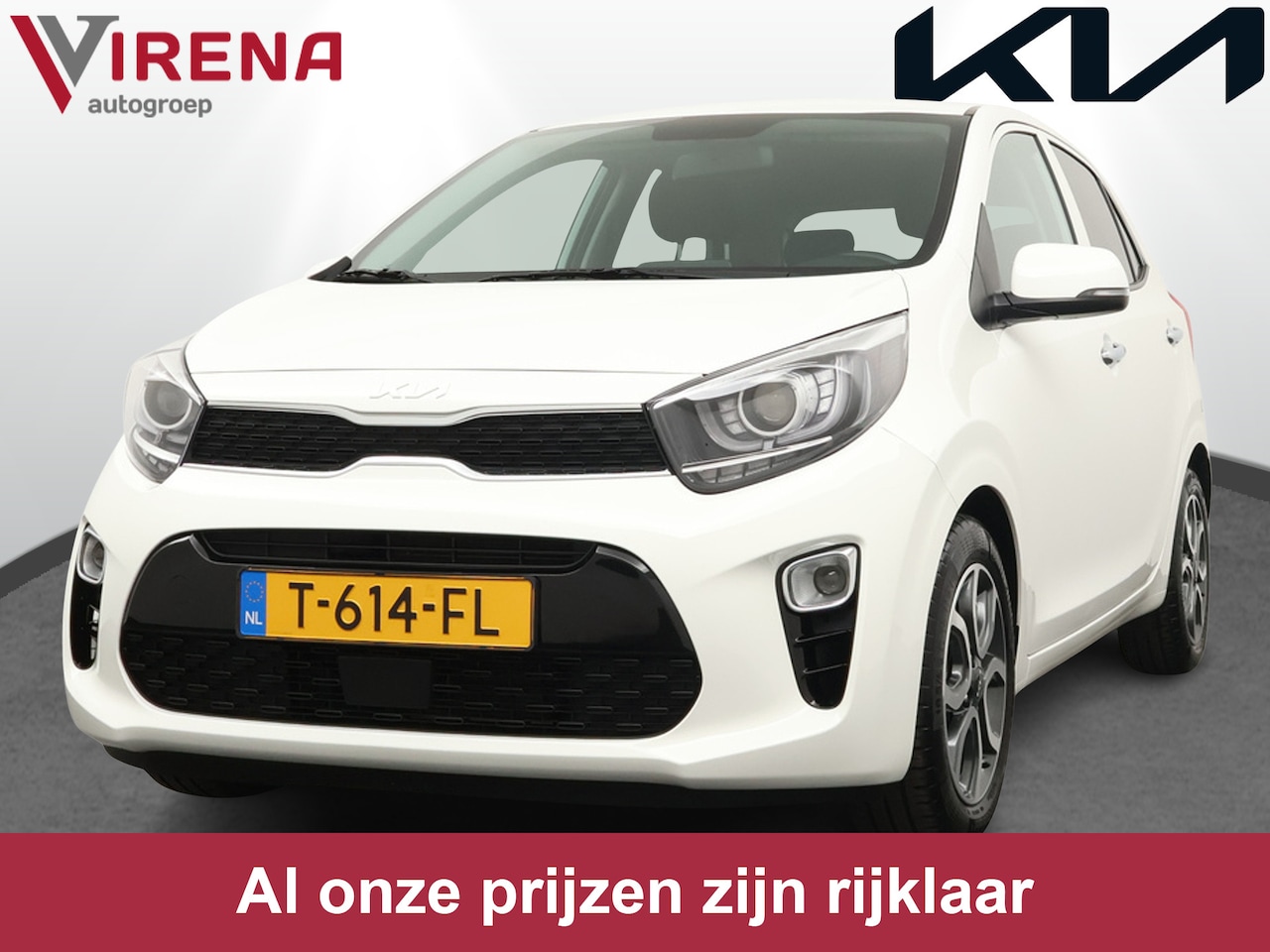 Kia Picanto - 1.0 DPi DynamicPlusLine - Navigatie - Climate Control - Apple Carplay-/Android Auto - Acht - AutoWereld.nl