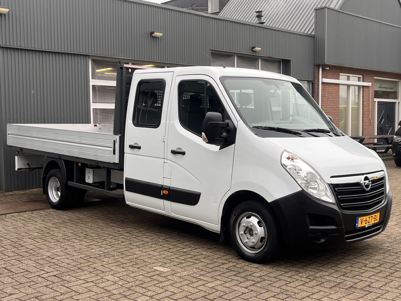 Opel Movano - 2.3 CDTI BiTurbo L4 DC 160pk Pick-up Open laadbak Dubbele cabine Airco Trekhaak 3500 trekg - AutoWereld.nl