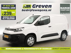 Citroën Berlingo - 1.5 BlueHDI L1H1 | MARGE | Airco Cruise Parkeersensoren Elektrpakket Schuifdeur