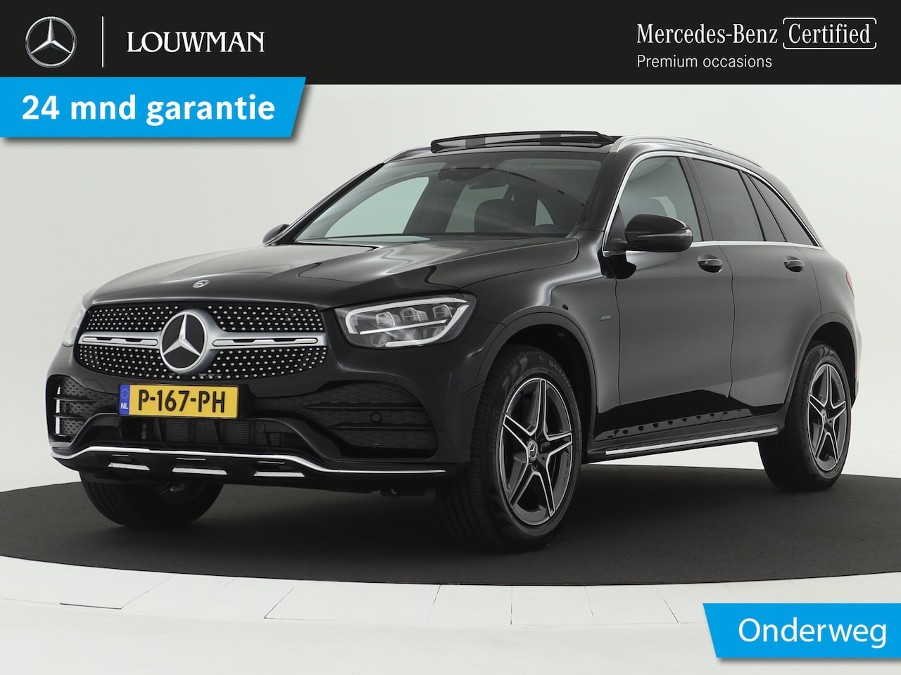 Mercedes-Benz GLC-klasse - 300 e 4MATIC Business Solution AMG | Panoramadak | Lichtmetalen velgen | Navigatie | Parki - AutoWereld.nl