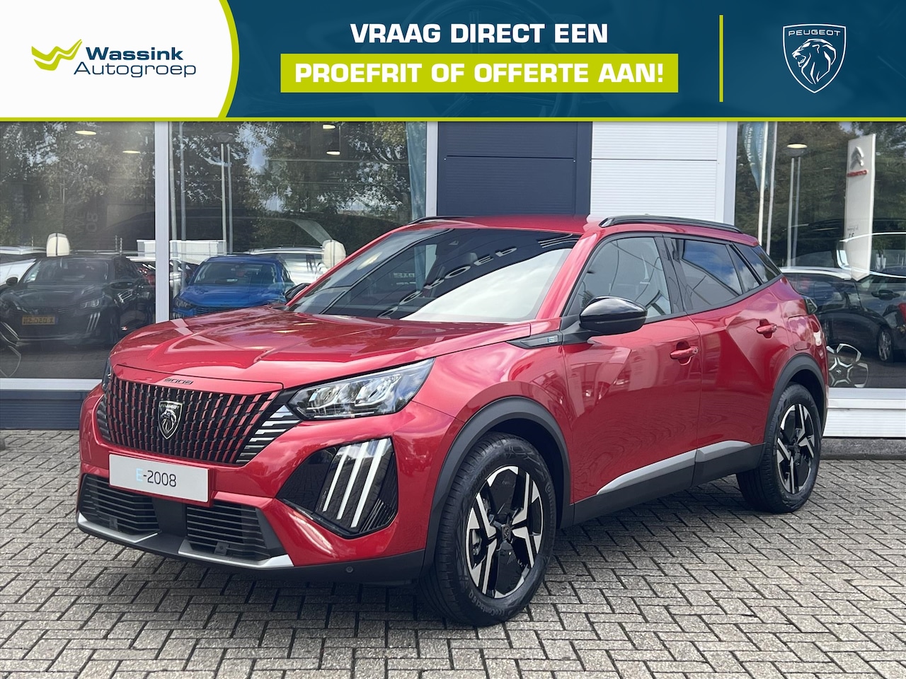 Peugeot e-2008 - EV 54kWh 156pk Allure | Apple CarPlay | Android Auto | Parkeersensoren | Pack Drive Assist - AutoWereld.nl