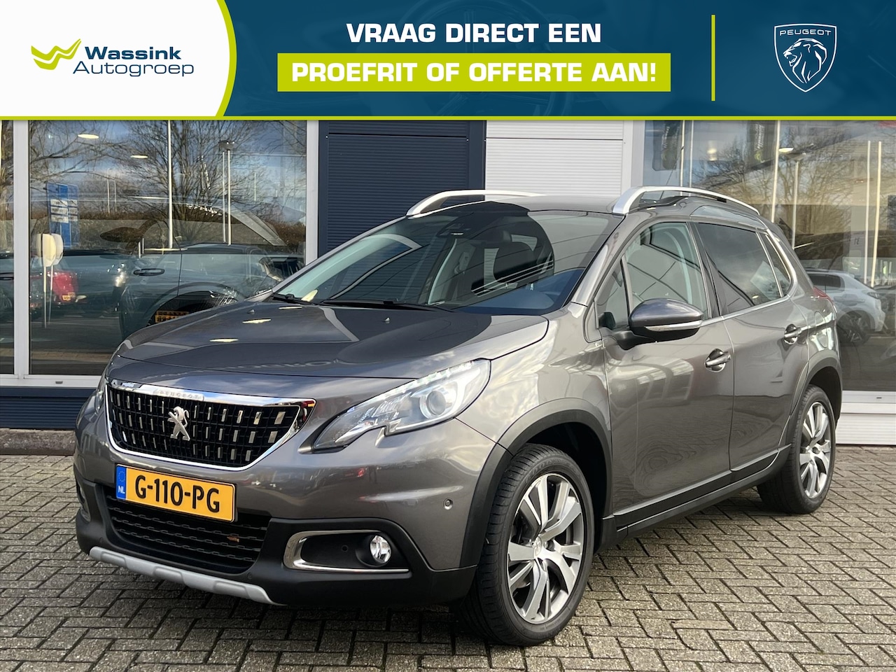 Peugeot 2008 - 1.2 PureTech 110pkAutomaat Allure Pack | Panorama Dak | Navigatie | Camera achter | Ledere - AutoWereld.nl