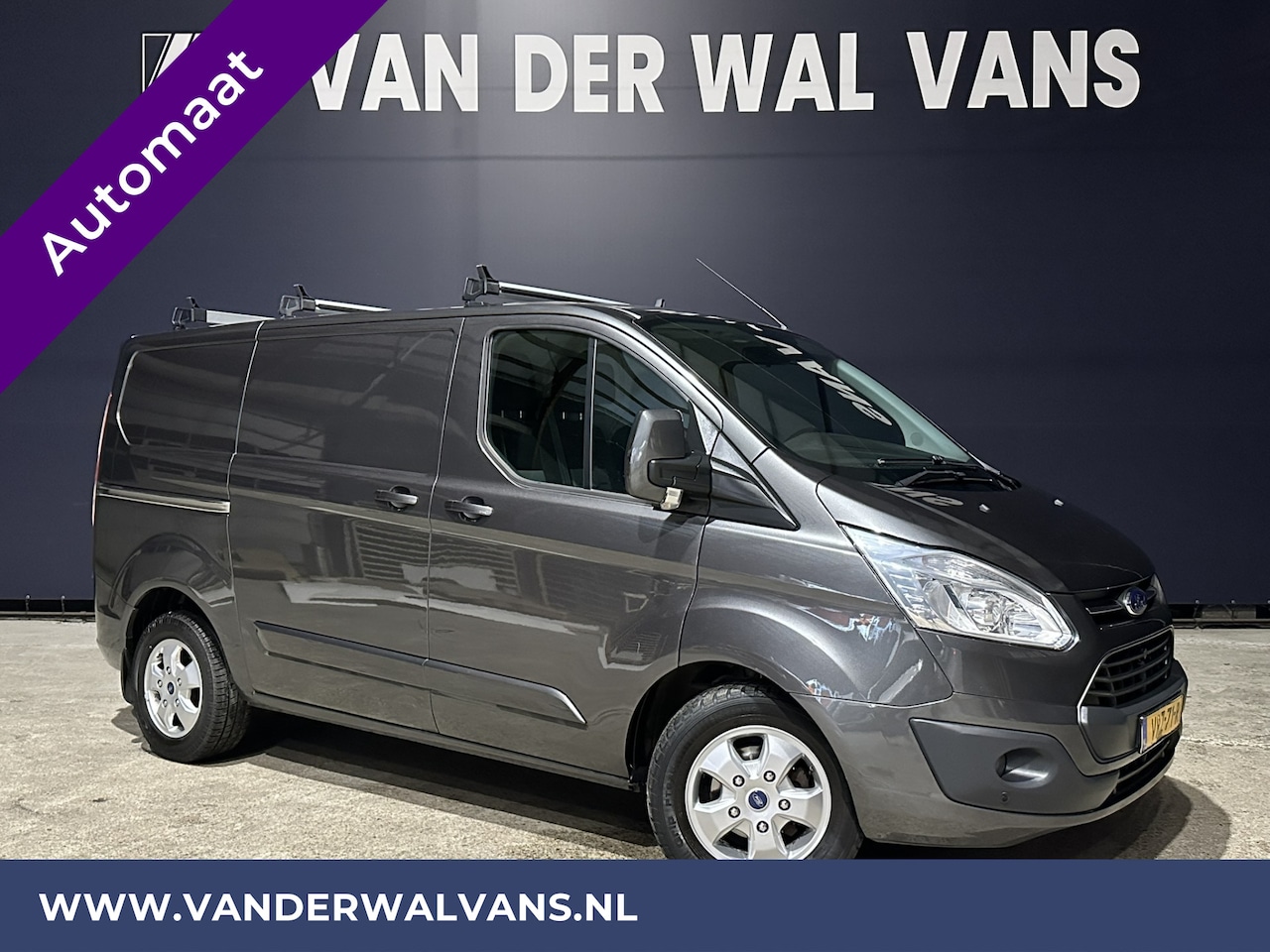 Ford Transit Custom - 2.0TDCI 130pk Automaat L1H1 Euro6 Airco | 2x zijdeur | Trekhaak | LM velgen Cruisecontrol, - AutoWereld.nl