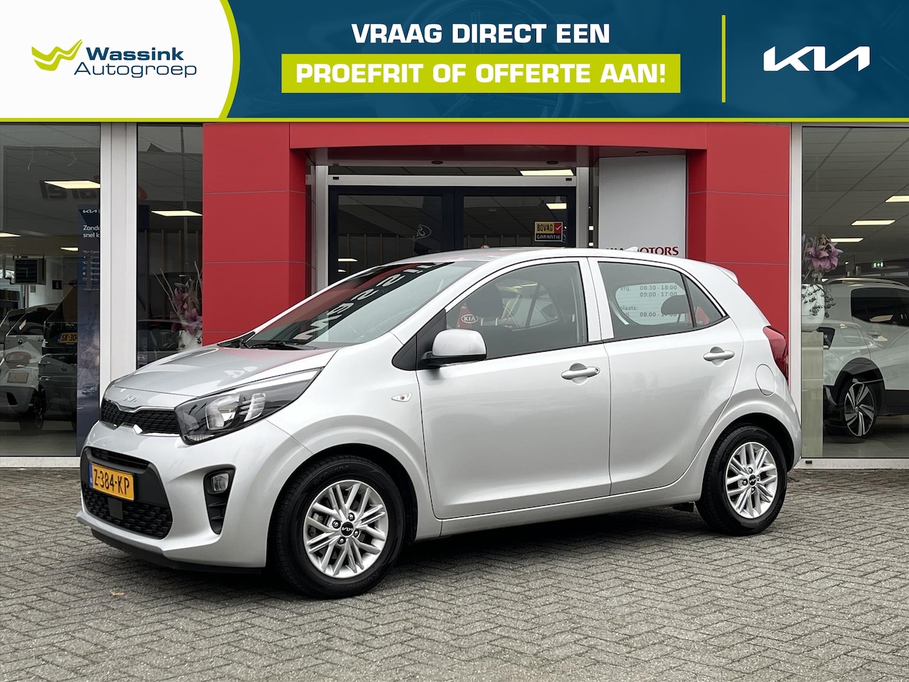 Kia Picanto - 1.0 DPi 67pk 4-zits DynamicLine | Airconditioning | Parkeercamera | Navi via carplay | Cru - AutoWereld.nl