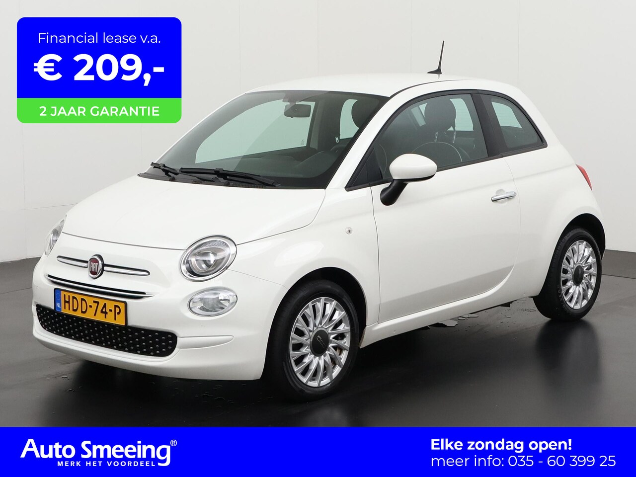 Fiat 500 - 1.2 Lounge Automaat | Zondag Open! - AutoWereld.nl