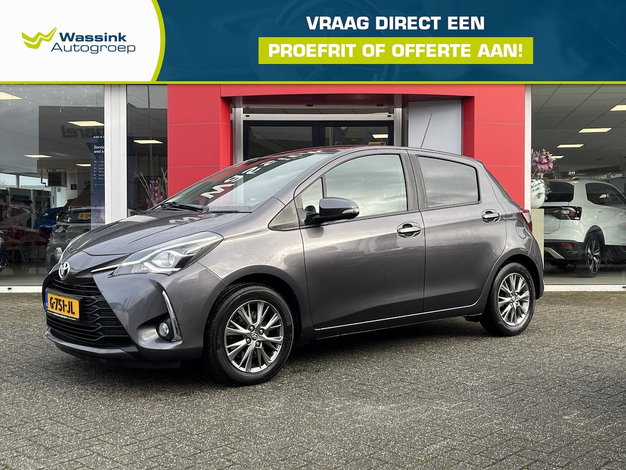 Toyota Yaris - 1.5 VVT-i 111pk 5D Dynamic | Climatronic | Navigatie | Camera | Cruise control | - AutoWereld.nl