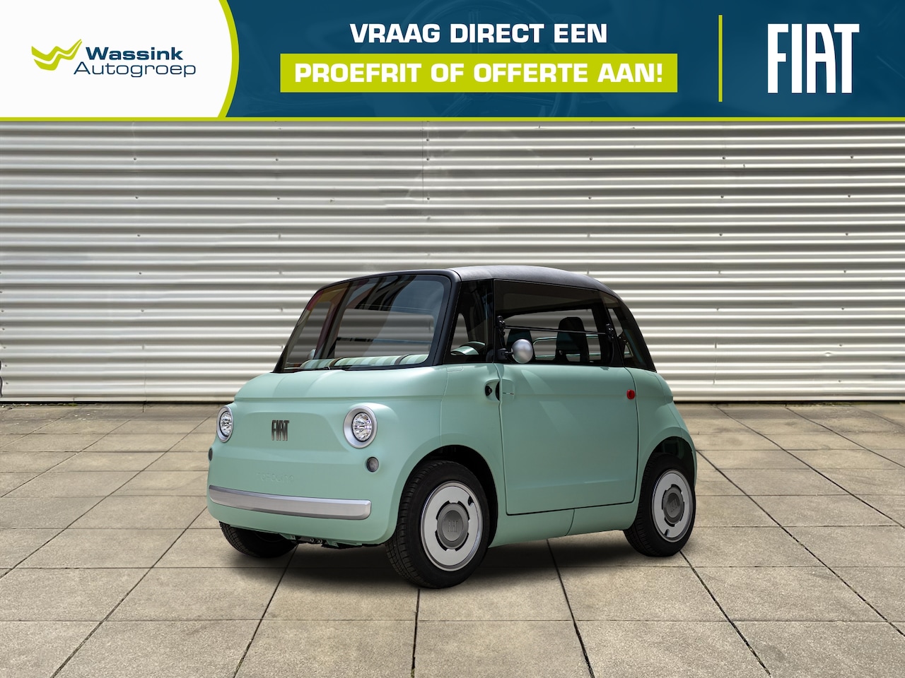 Fiat Topolino - 5,5 kWh 8pk | Brommerrijbewijs vanaf 16 jaar | Nu bestellen is dit jaar rijden! - AutoWereld.nl