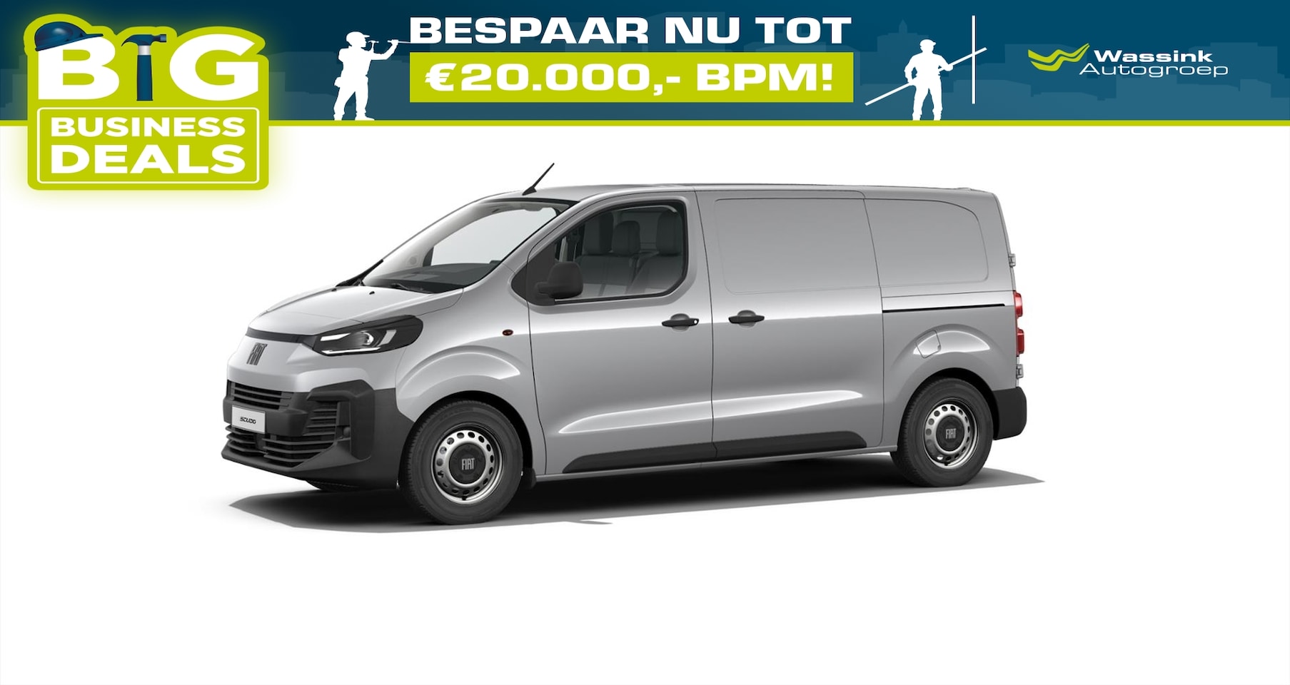 Fiat Scudo - GB 2.0 Diesel 145pk S&S L2 Aut | Trekhaak | Verhoogd Laadvermogen - AutoWereld.nl