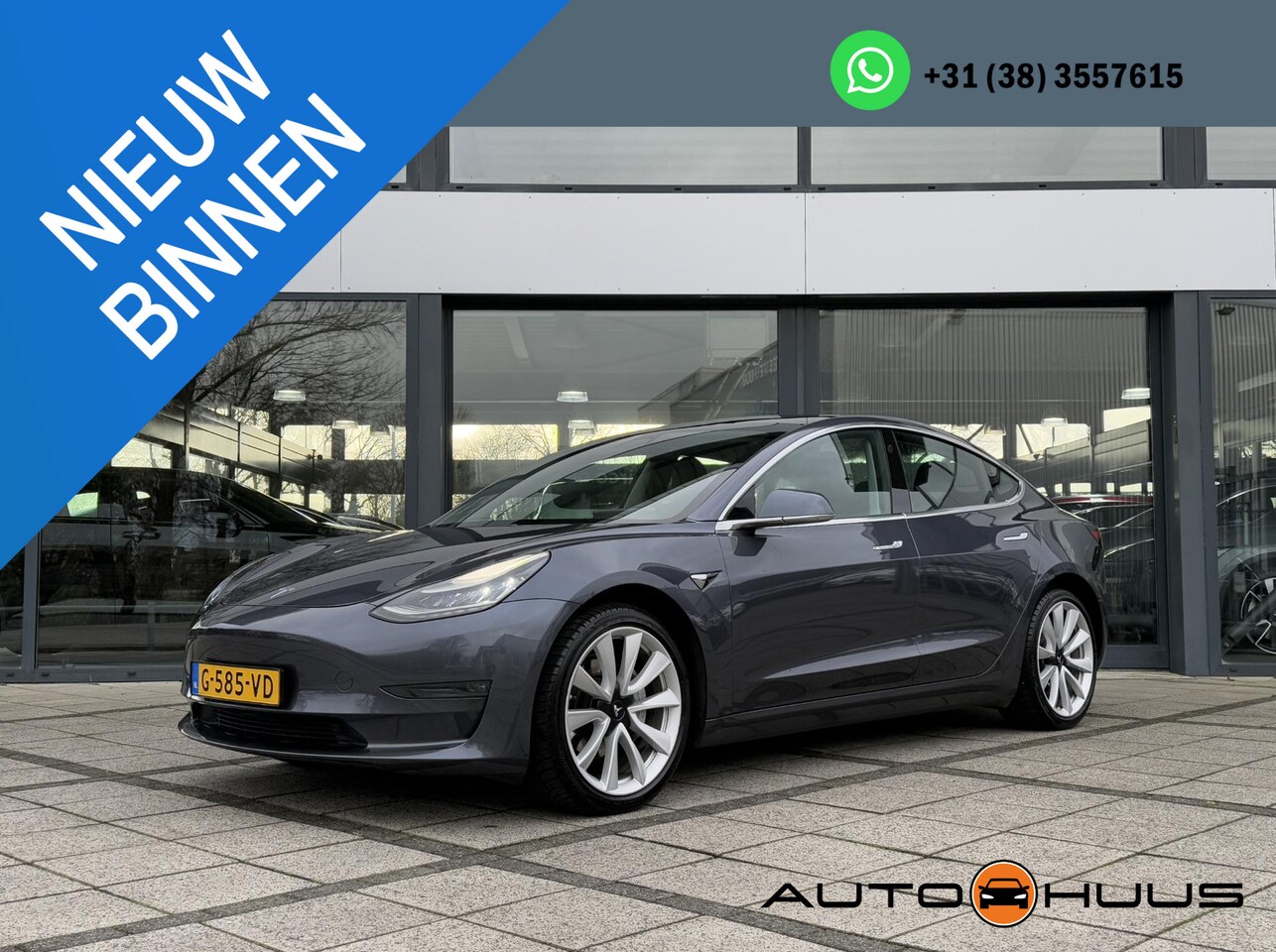 Tesla Model 3 - Long Range RWD Long Range AWD Dual Autopilot Panorama Trekhaak - AutoWereld.nl