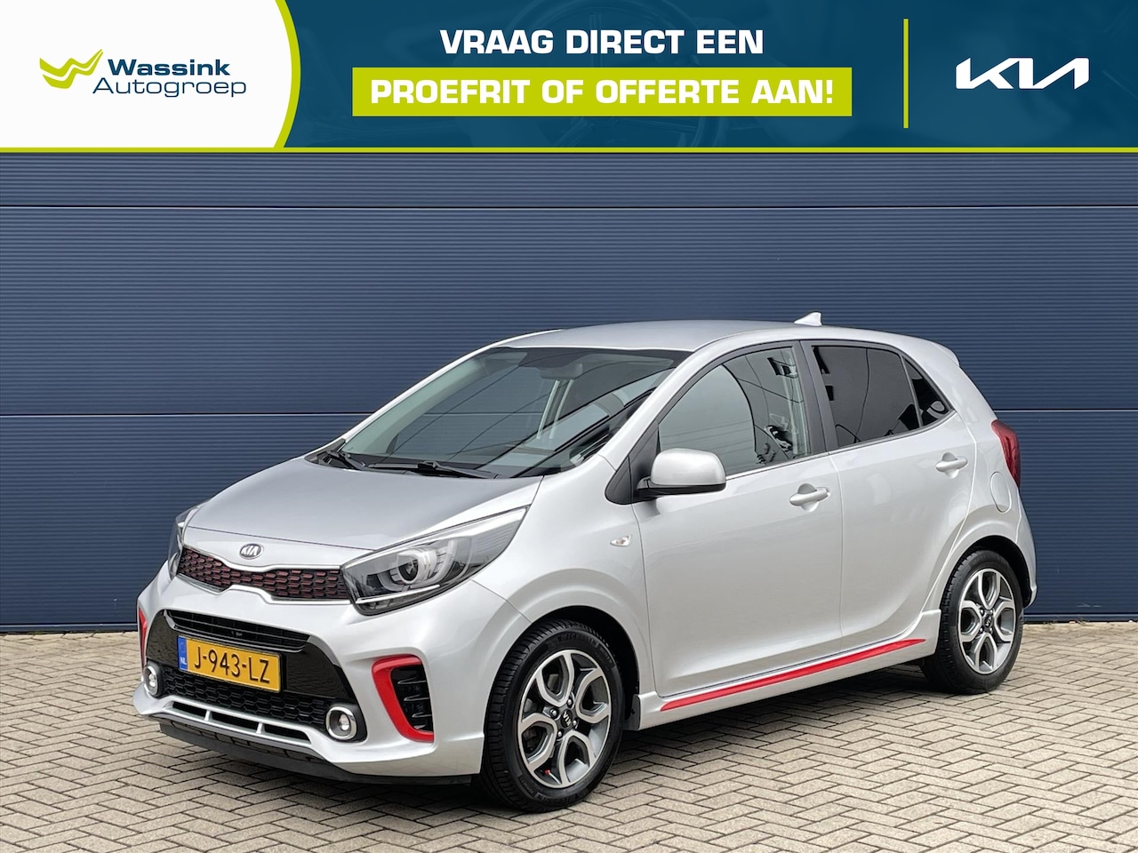 Kia Picanto - 1.0 DPi 67pk 4-zits GT-Line | Navigatie | Cruise Control | Camera | - AutoWereld.nl