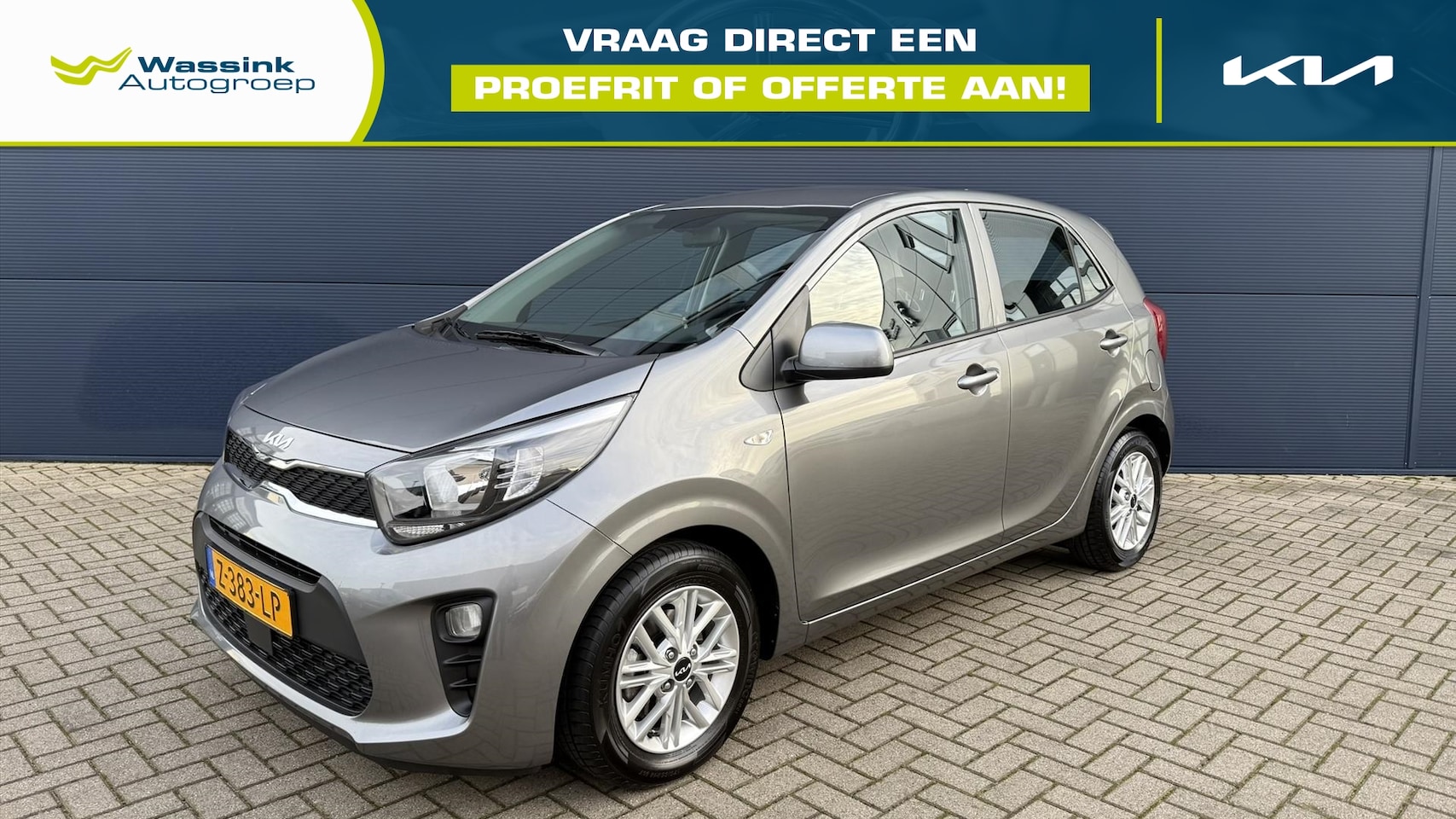 Kia Picanto - 1.0 DPi 67pk 4-zits DynamicLine | Cruise control | Airco | Parkeercamera | Lichtmetalen ve - AutoWereld.nl