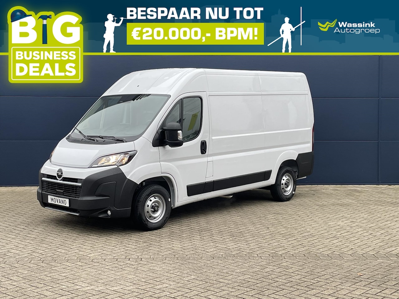 Opel Movano - GB 2.2 D 140pk L2H2 35 | Navigatie | Parkeersensoren | Parkeercamera | Trekhaak | - AutoWereld.nl