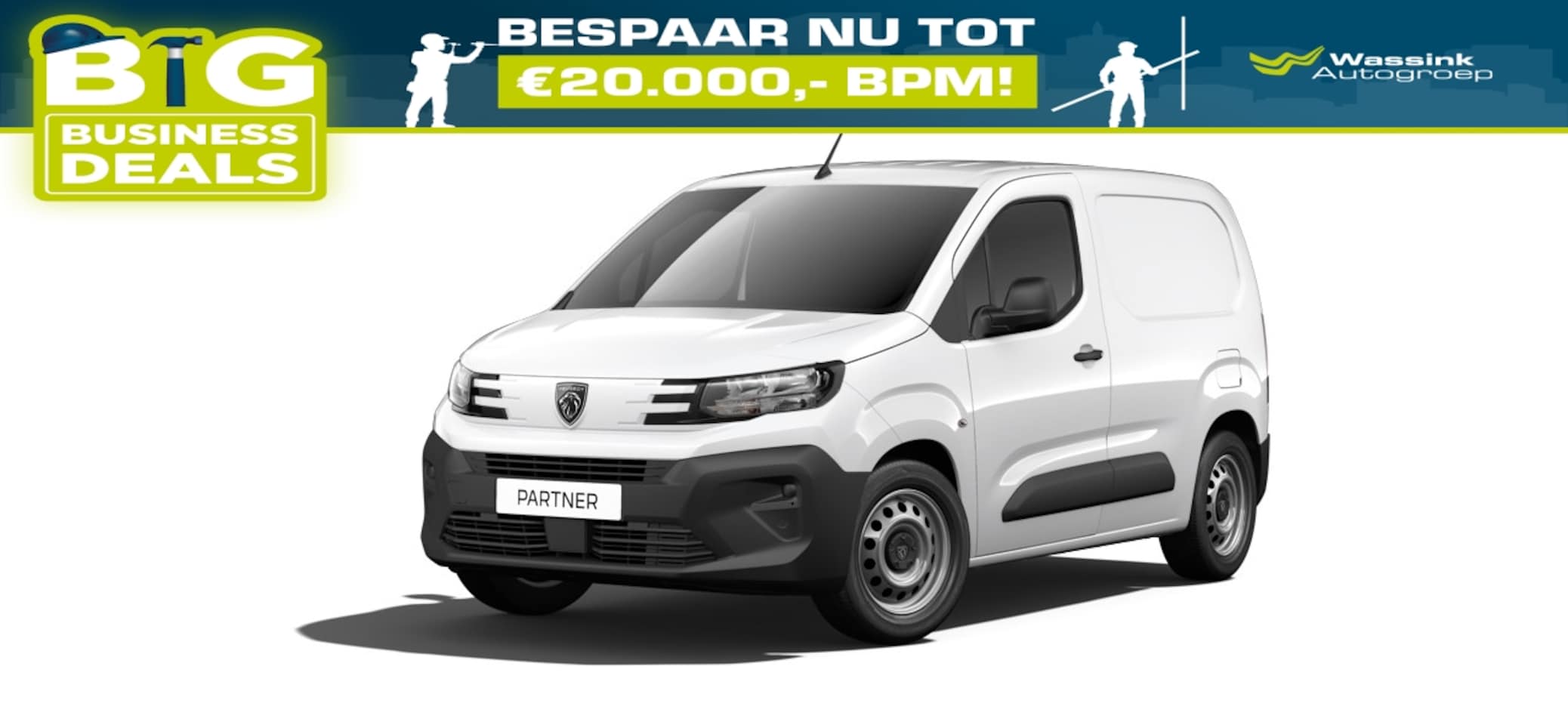 Peugeot Partner - 1.5 BlueHDi 100pk S&S L1 1000kg Fleet Edition | Airco | Apple Carplay/Android Auto | Surro - AutoWereld.nl