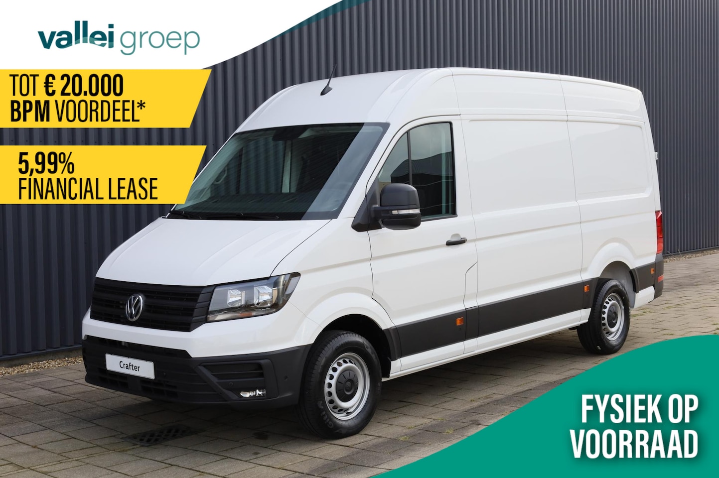 Volkswagen Crafter - 2.0 TDI EU6 140PK Trendline L3 GVW 3.0T | Airco | Cruise Control | Parkeersensoren voor/ac - AutoWereld.nl