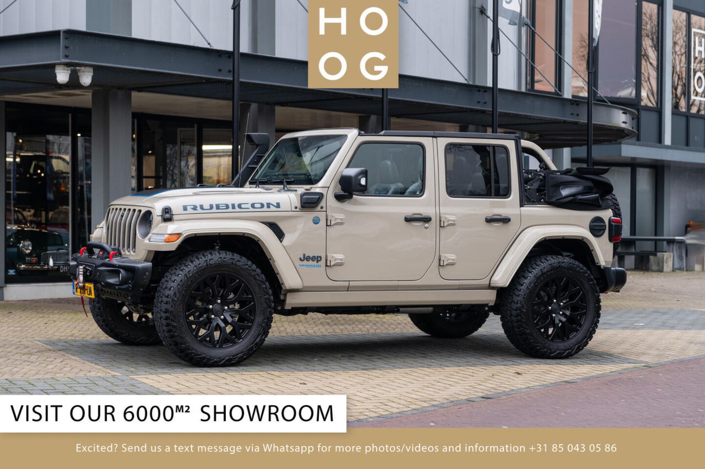 Jeep Wrangler Unlimited - 4XE 380 RUBICON elek. dak - AutoWereld.nl