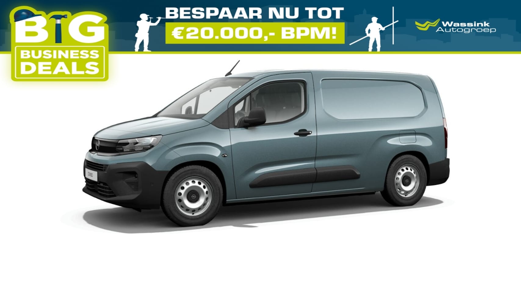 Opel Combo - GB 1.5 BlueHDi 100pk L2 | 1000kg laadvermogen | Comfort Pakket | Betimmering - AutoWereld.nl