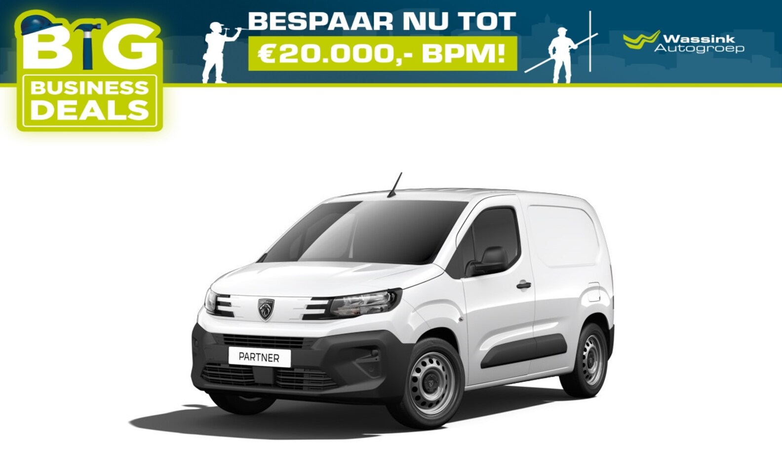 Peugeot Partner - 1.5 BlueHDi 100pk L1 | Airco | Cruise | Bluetooth - AutoWereld.nl