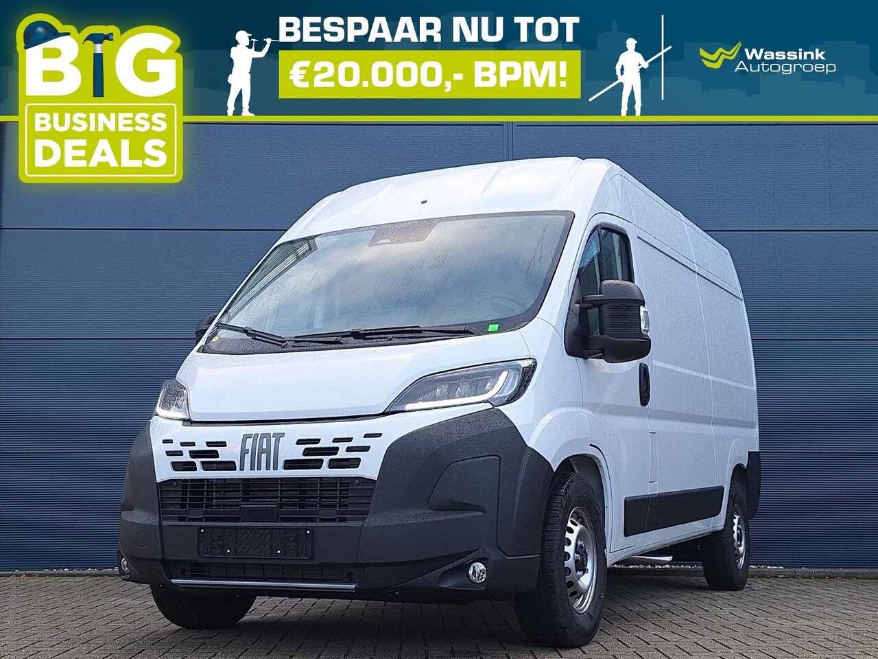 Fiat Ducato - GB 2.2 MJ 140pk L2H2 35 Aut | Camera | Navigatie | Cruise Control | Apple Carplay/ Android - AutoWereld.nl