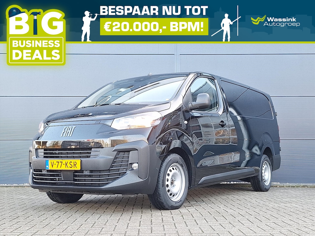 Fiat Scudo - GB 2.0 Diesel 180pk L3 Aut | Houten Afwerking | Camera | Apple CarPlay/ Android Auto - AutoWereld.nl