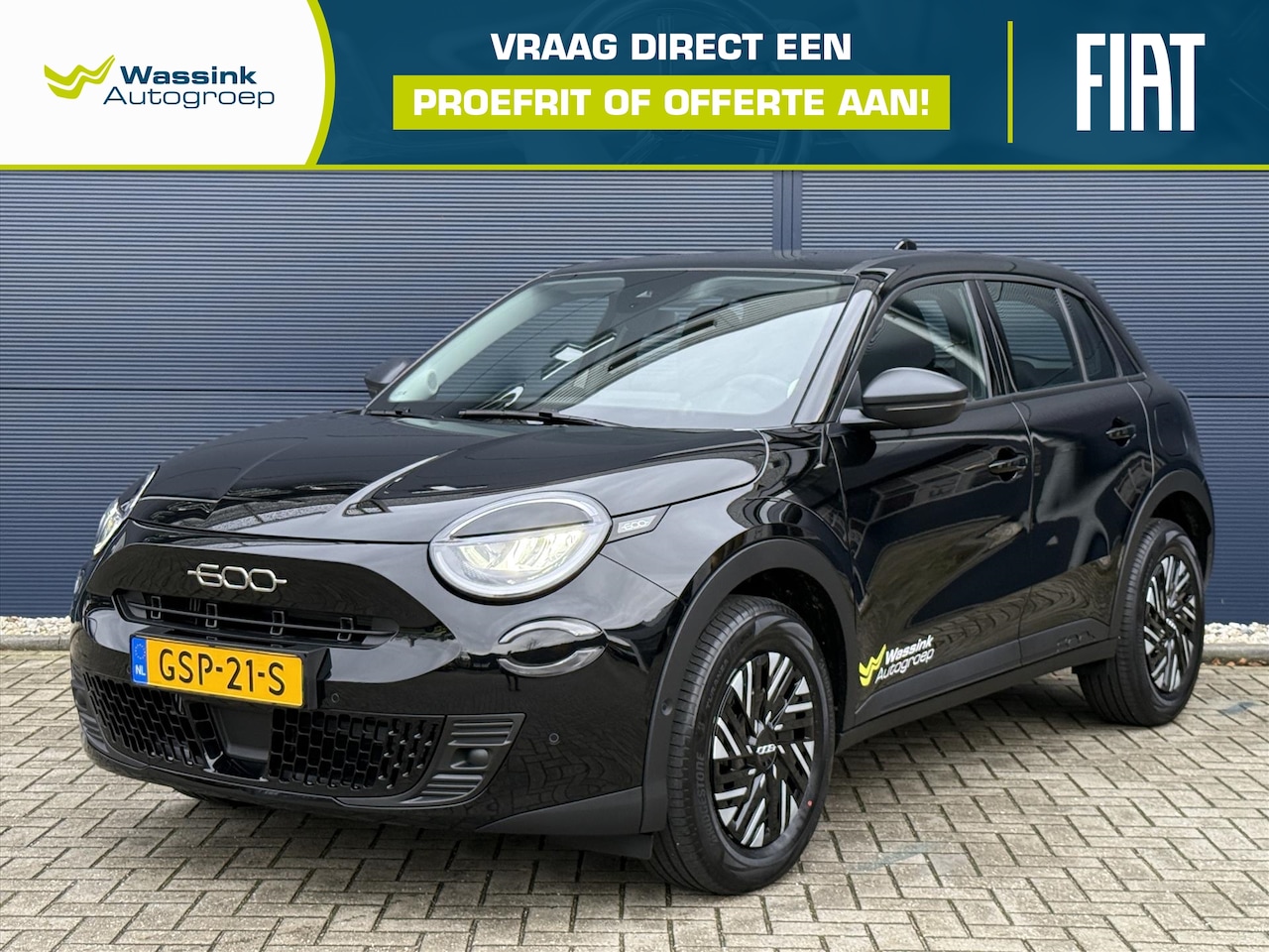 Fiat 600 - 1.2 Hybrid 136pk Aut Urban | Carplay | Camera | Climate control | LED - AutoWereld.nl