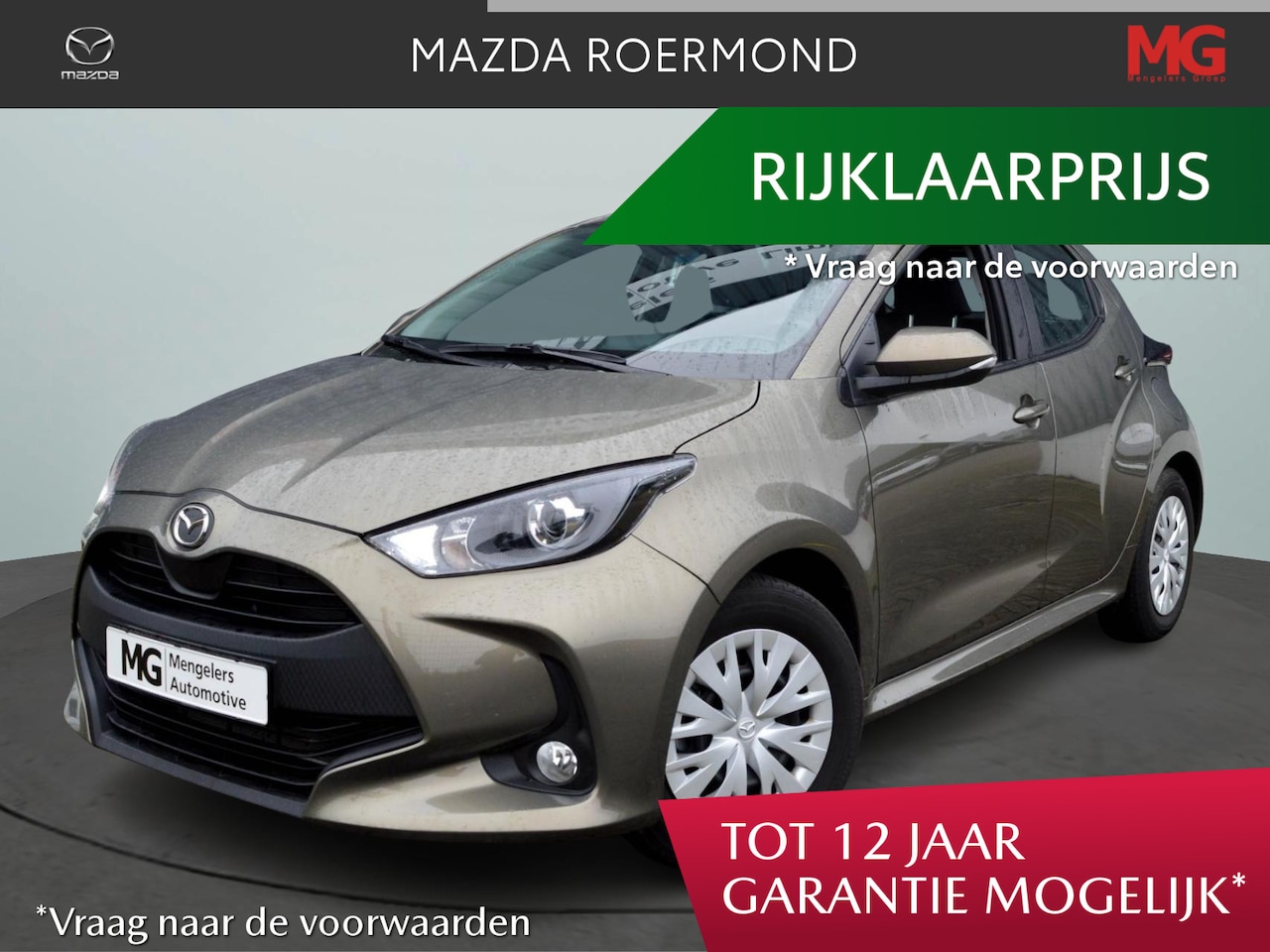 Mazda 2 Hybrid - 1.5 116pk Pure + Plus Pack /ALL IN PRIJS - AutoWereld.nl