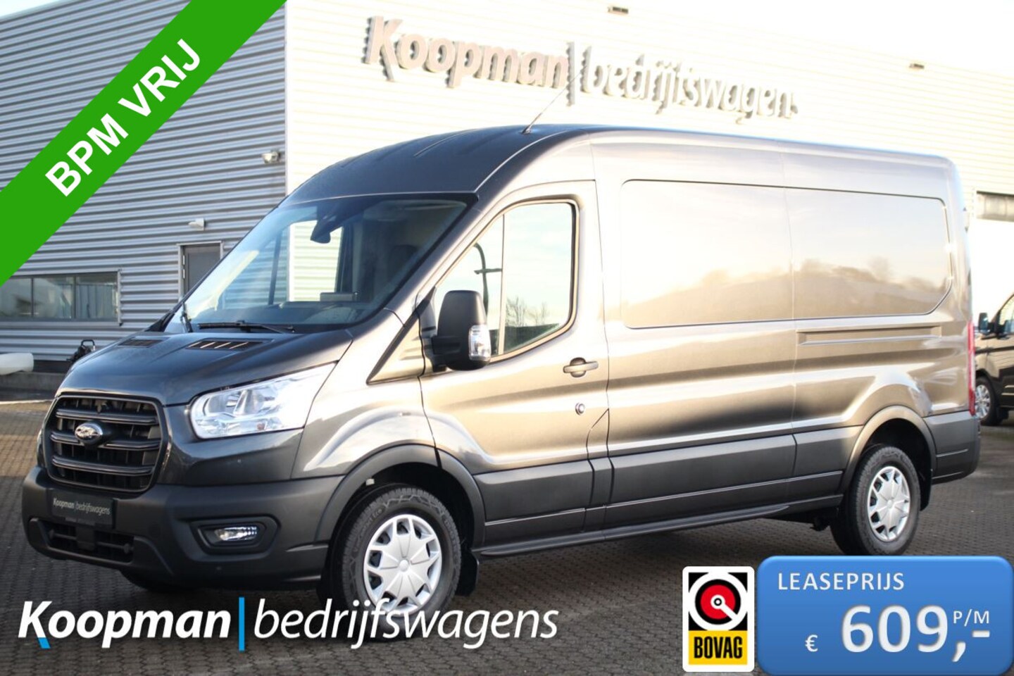 Ford Transit - 350 2.0TDCI 130pk L3H2 Trend | Sync4 12" | Carplay/Android | Cruise | DAB | PDC | Lease 60 - AutoWereld.nl