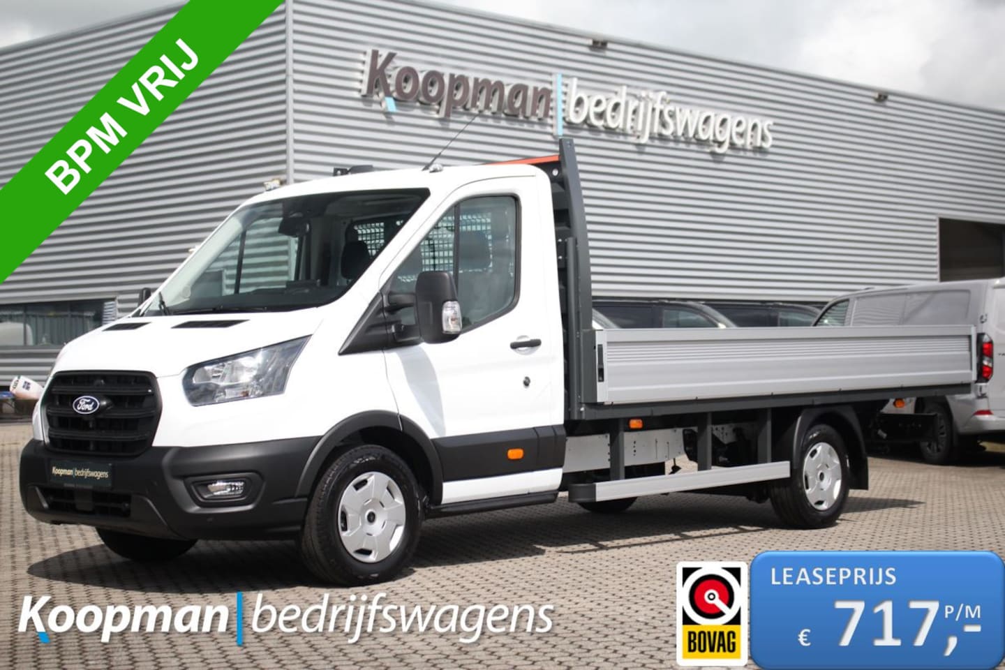 Ford Transit - 350 2.0TDCI 165pk L4H1 Trend | Pick-up | Camera | Carplay/Android | Lease 717,- p/m - AutoWereld.nl