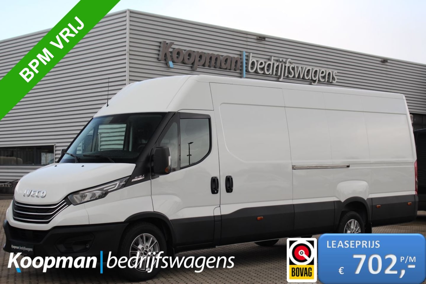 Iveco Daily - 35S18A8 3.0 180pk L4H2 | Automaat | Adap. Cruise| L + R Schuifdeur | 3500kg trekgew. | Gev - AutoWereld.nl