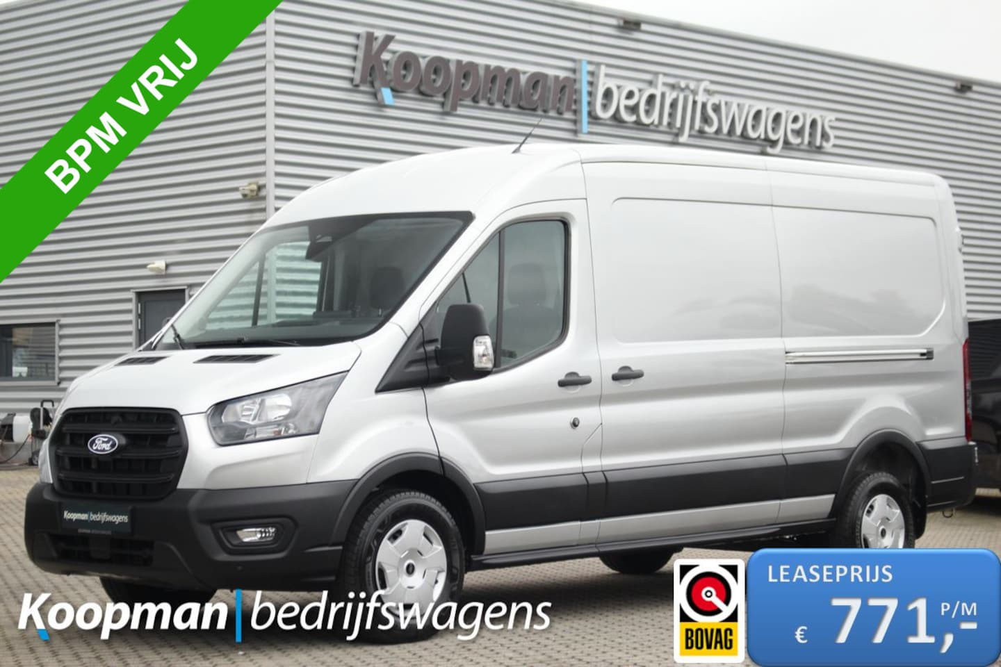 Ford Transit - 350 2.0TDCI 165pk L3H2 Trend | Automaat | Nieuw model | L+R Zijdeur | Sync 4 13" | Camera - AutoWereld.nl