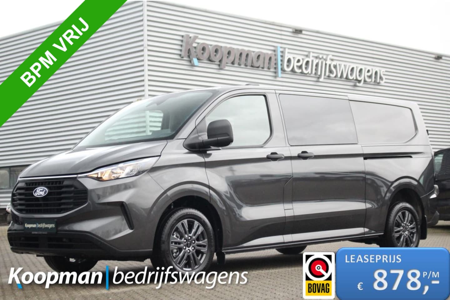 Ford Transit Custom - 320 2.0TDCI 170pk Automaat | L2H1 Trend DC | 4x4 | AWD | L+R Zijdeur | Stoel + Stuurverwar - AutoWereld.nl