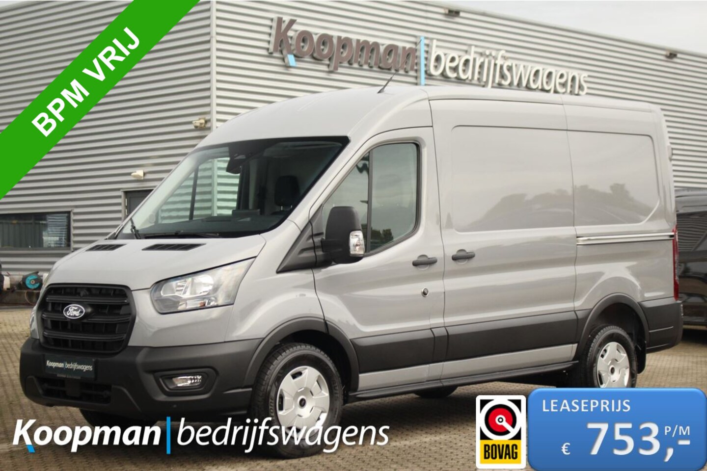 Ford Transit - 350 2.0TDCI 165pk L2H2 Trend | Automaat | 2800kg trekgewicht |  L+R Zijdeur | Carplay/Andr - AutoWereld.nl