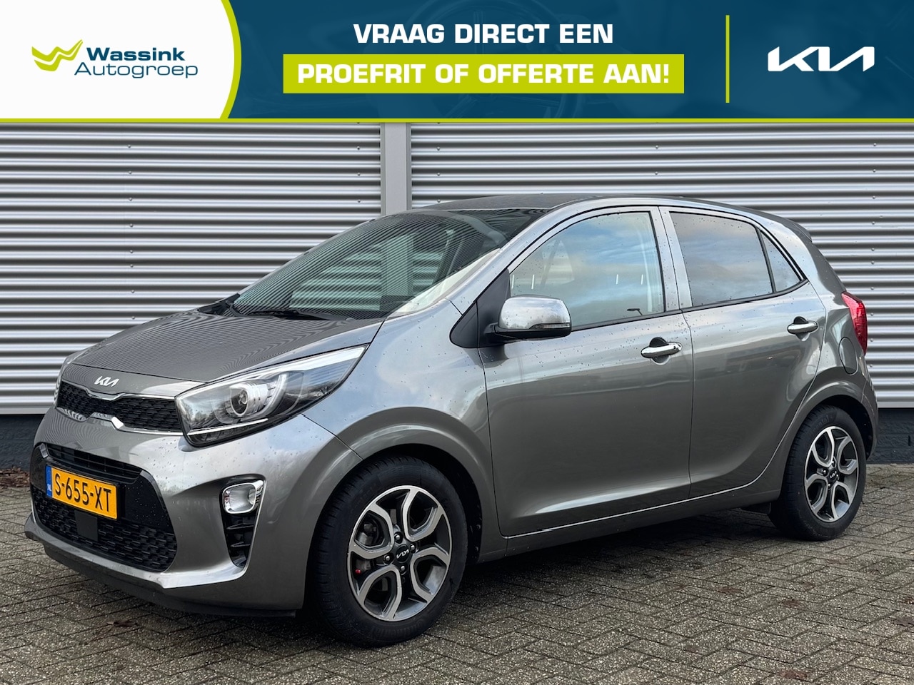 Kia Picanto - 1.0 MPi 67pk 4-zits DynamicPlusLine | Trekhaak | Navigatie | Climate Control | - AutoWereld.nl