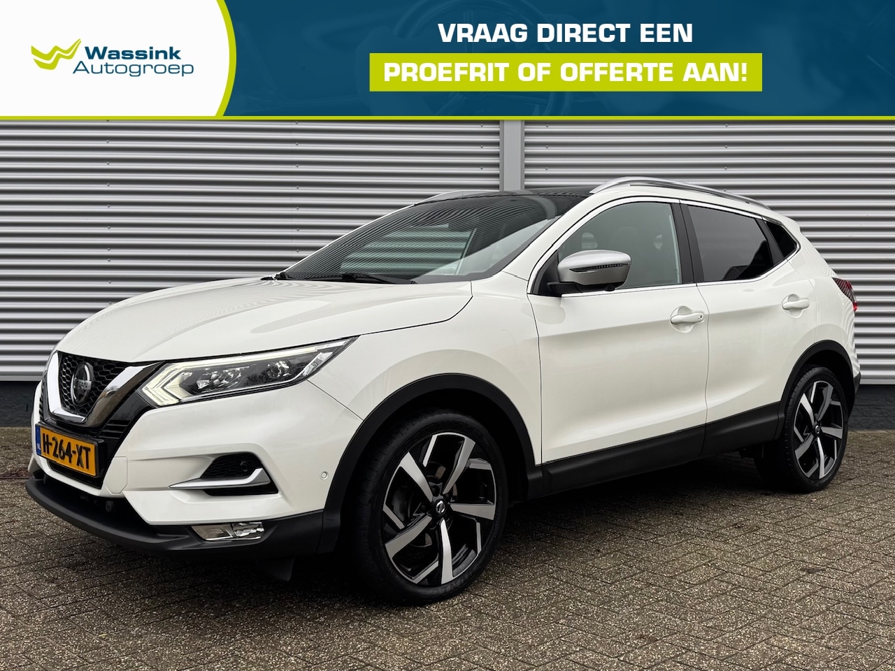 Nissan Qashqai - 1.3 DIG-T 140pk Tekna+ | Trekhaak | Memory | 360 Camera | Panoramadak | Stoelverwarming | - AutoWereld.nl