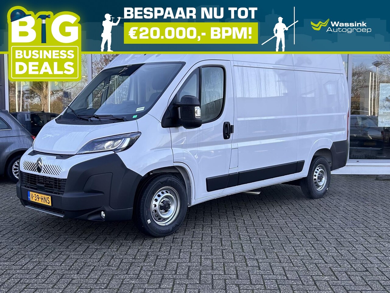 Citroën Jumper - GB 2.2 BlueHDi 140pk L2H2 35 Automaat | Trekhaak 2500kg | Parkeercamera achter | DAB radio - AutoWereld.nl