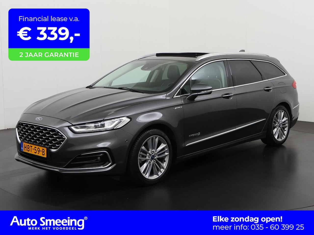 Ford Mondeo Wagon - 2.0 IVCT HEV Vignale | Trekhaak | Panoramadak | Zondag Open! - AutoWereld.nl