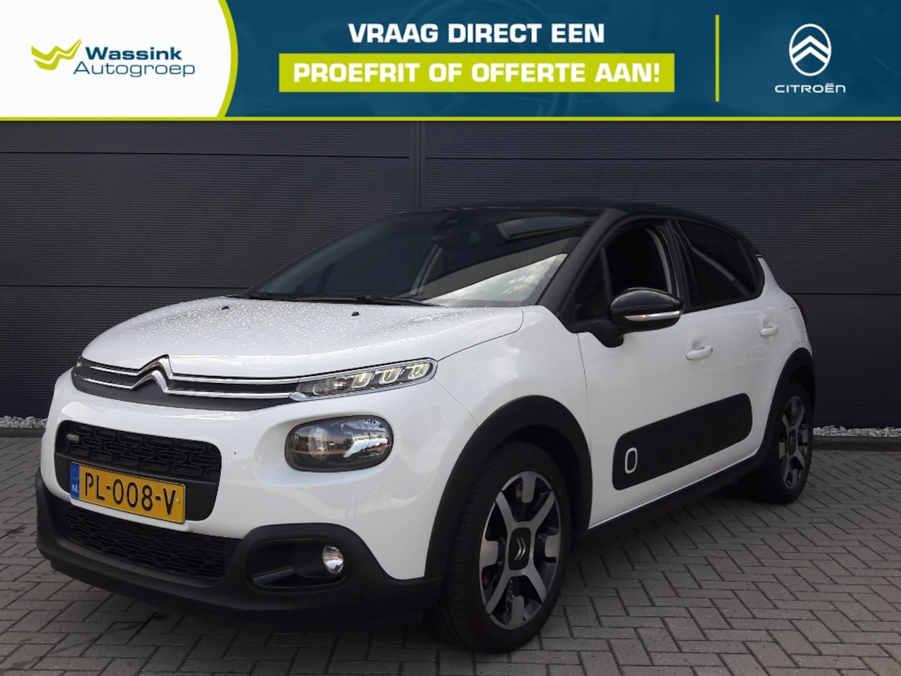 Citroën C3 - 1.2 PureTech Shine I 17 Inch I Navigatie I Zwart dak I Camera achter - AutoWereld.nl