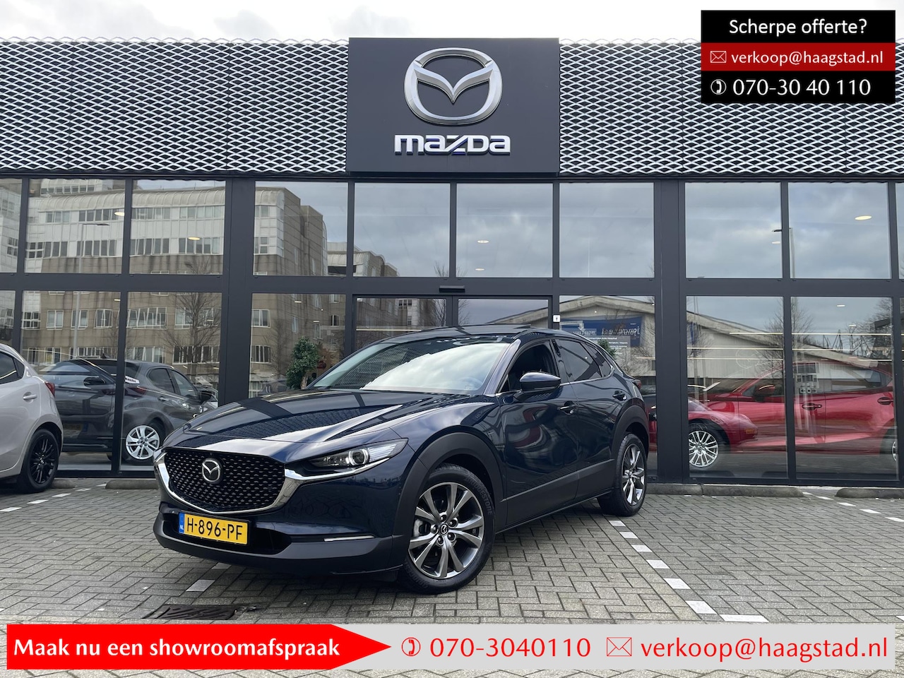 Mazda CX-30 - 2.0 e-SkyActiv-X M Hybrid AWD Luxury Dealer onderhouden / 1e eigenaar / All-Wheel-Drive / - AutoWereld.nl