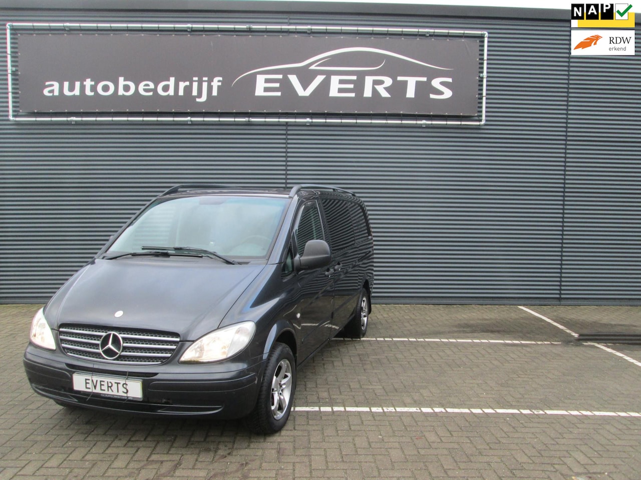 Mercedes-Benz Vito - 115 CDI 320 Lang DC luxe 3 persoons automaat airco stoelverwarming sportvelgen export meen - AutoWereld.nl