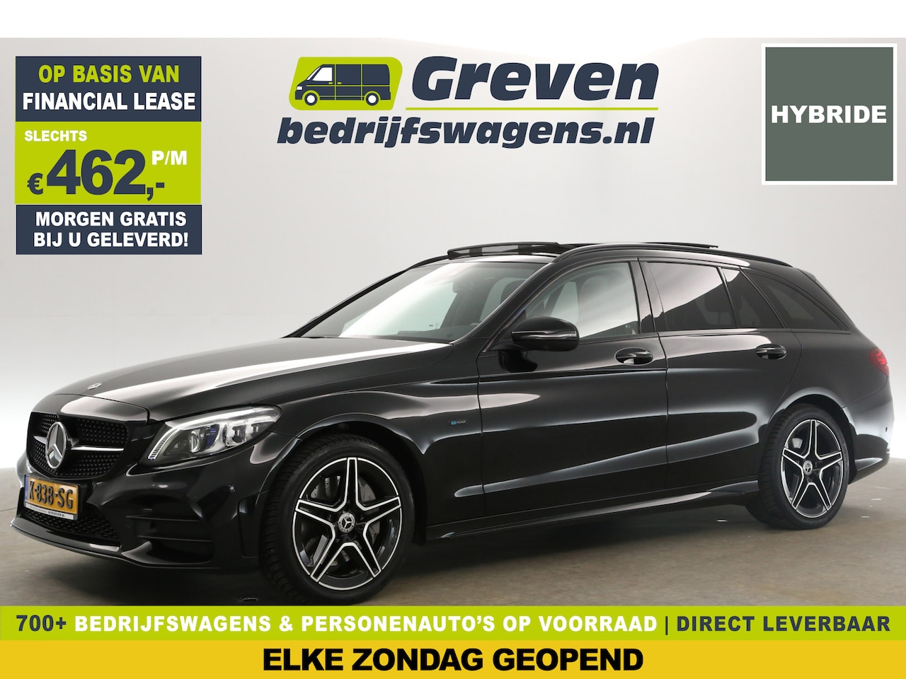 Mercedes-Benz C-klasse - C300e C300e Business Solution AMG Limited 211PK Automaat 360Camera Sfeerverl. Stoelverwarming Pa - AutoWereld.nl