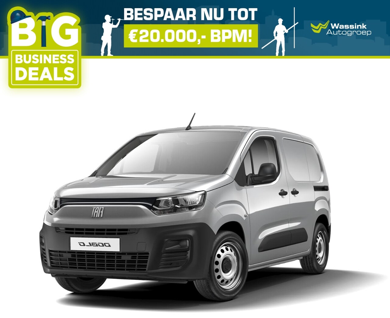 Fiat Doblò - GB 1.5 BlueHDi 130pk EAT8 L1 | 3-zits | Houtafwerking laadruimte | Navigatie | Parkeersens - AutoWereld.nl