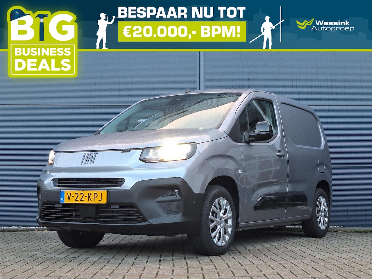 Fiat Doblò Cargo - New GB 1.5 BlueHDi 130pk L1 EAT8 | Apple CarPlay/ Android Auto | Camera | Cruise Control - AutoWereld.nl