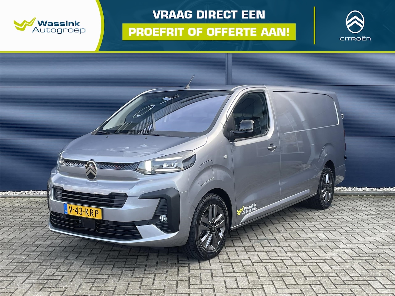 Citroën ë-Jumpy - GB EV 75 kWh 136pk L3 | Full Led | Navigatie | Camera | Carplay | 3-zits - AutoWereld.nl