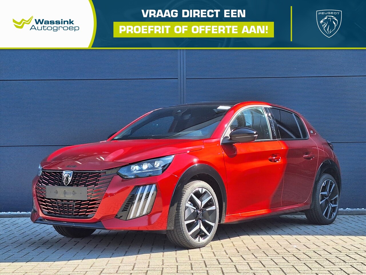 Peugeot e-208 - EV 51kWh 156pk GT GT | 409km range | Adaptive cruise | Navigatie | 360 camera | Voorraad | - AutoWereld.nl