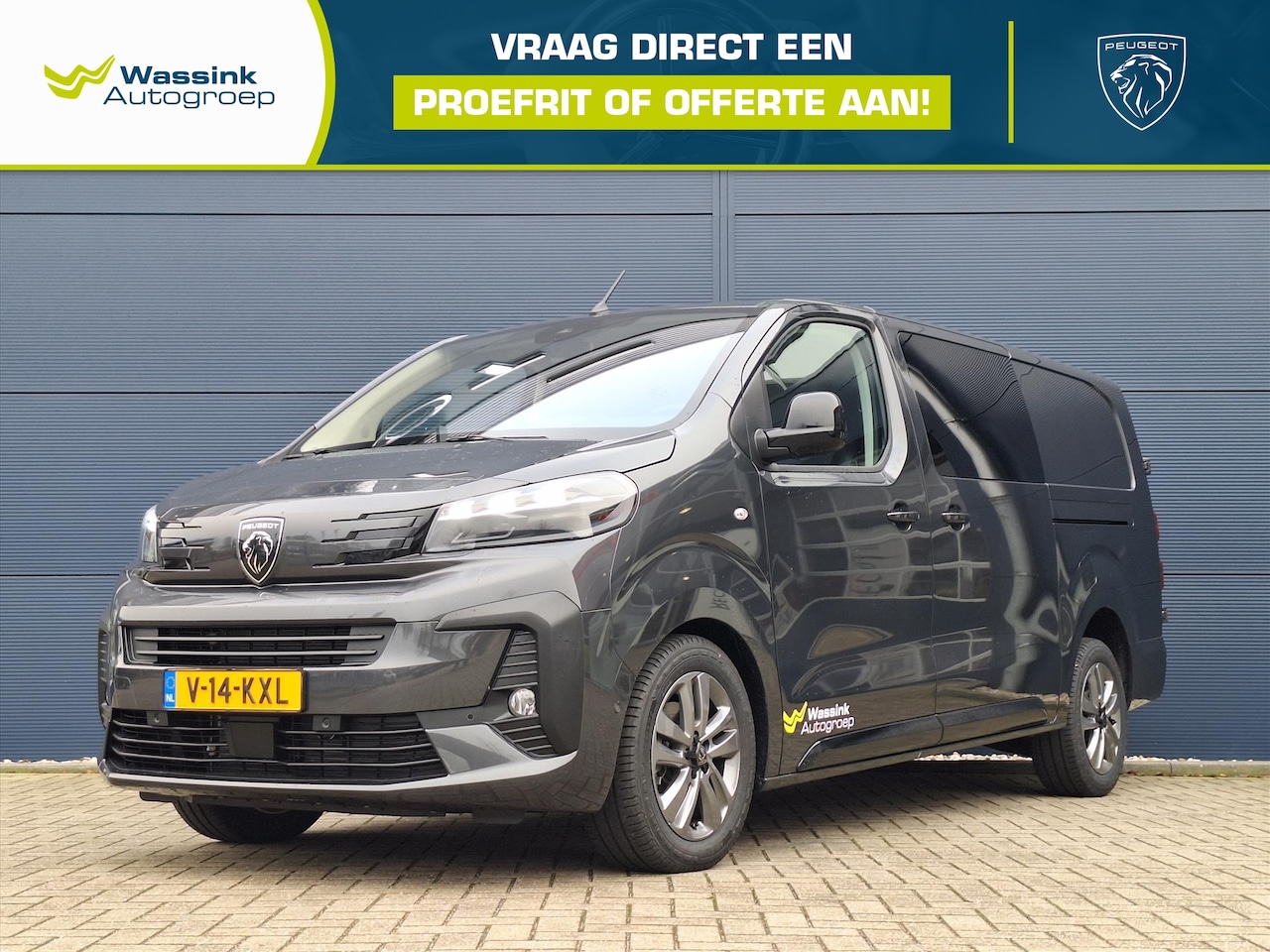 Peugeot Expert - DUBBEL CABINE 2.0 BlueHDi 180pk EAT8 | Leder | Houten Afwerking | Camera | Winterpack - AutoWereld.nl