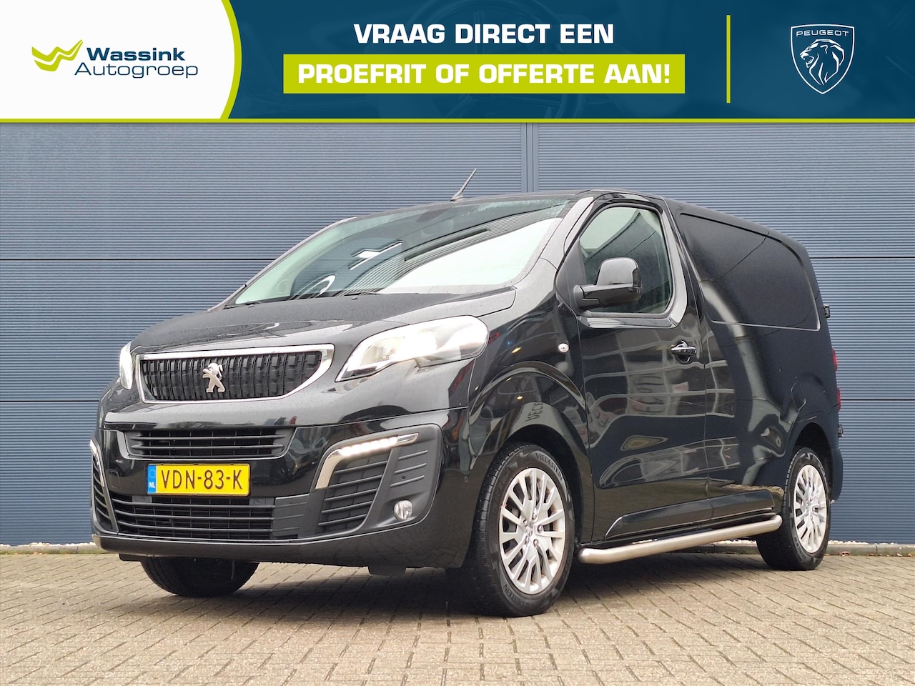 Peugeot Expert - GB Compact 1.5 BlueHDi 120pk 3p. Urban Navigatie | TREKHAAK | 3 persoons | Half lederen be - AutoWereld.nl