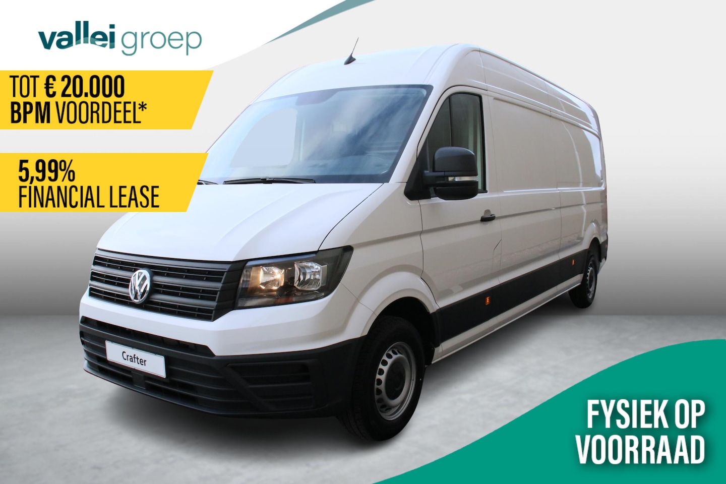 Volkswagen Crafter - Bedrijfswagens 35 2.0 TDI 140PK L4H3 Trendline - AutoWereld.nl